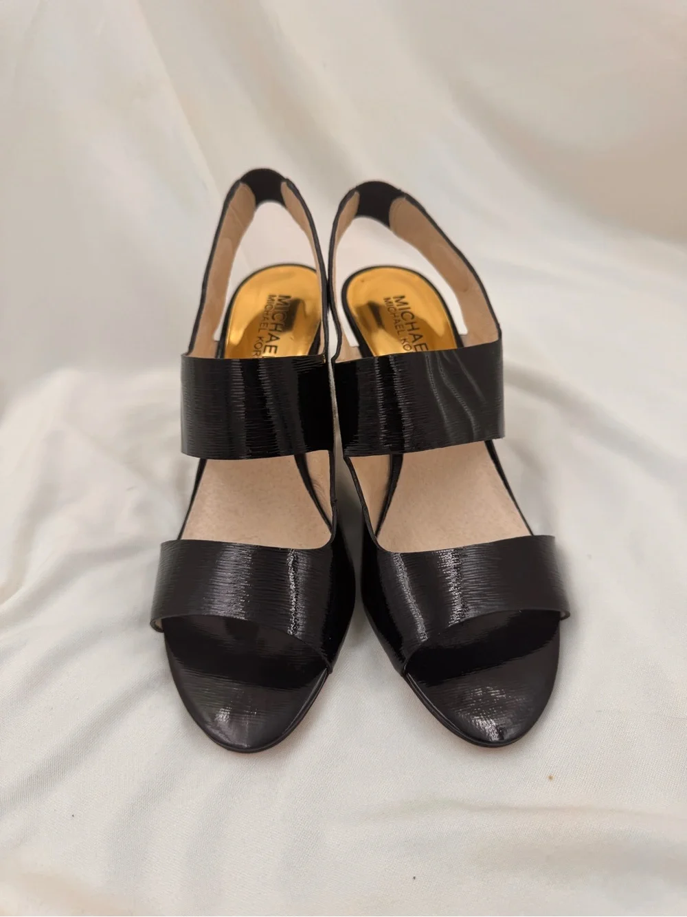 Michael Kors Black Sling Back Heels